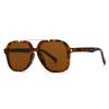 New Retro Double Beam Tortoise Shell Square Women Sunglasses  Luxury Brand Design Trendy Casual Men Sun Glasses Uv400