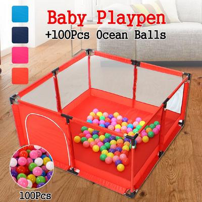 Neuer Laufstall für Kinder Poolbälle für Neugeborene Babyzaun Laufstall für Baby Pool Kinderlaufstall Kindersicherheitsbarriere