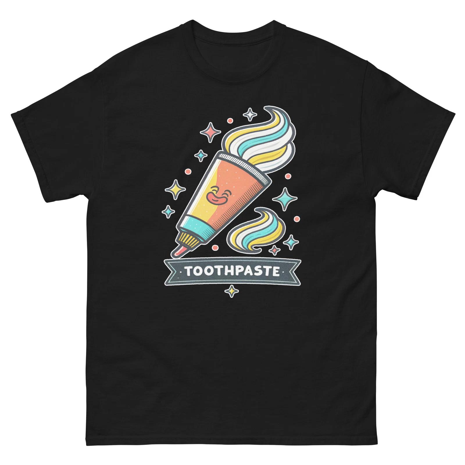

Toothpaste Popular Illustration Object T-Shirt 4XL