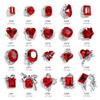 5pcs Chic Nail Art Rhinestones DIY Art Nail Accessories for Special Occasions