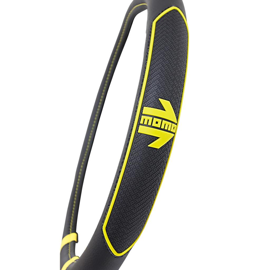 MOMO FAST Steering Wheel Cover, Italy, Milan, Size Small, Yellow