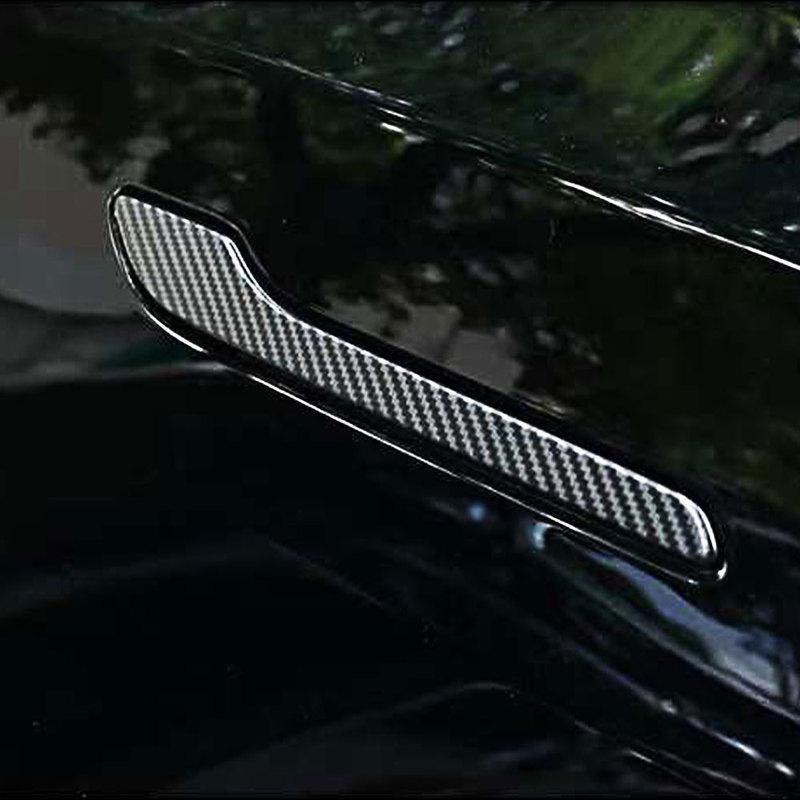 For Tesla Model 3/Y 2017- Exterior Door Handle Decorative Strip Car Door Handle Anti Scratch Protective Sticker Accessories
