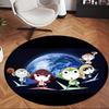 Keroro (5) Round Office Rug Decorative Floor Rug for Office Bedroom Living Room and Home Space