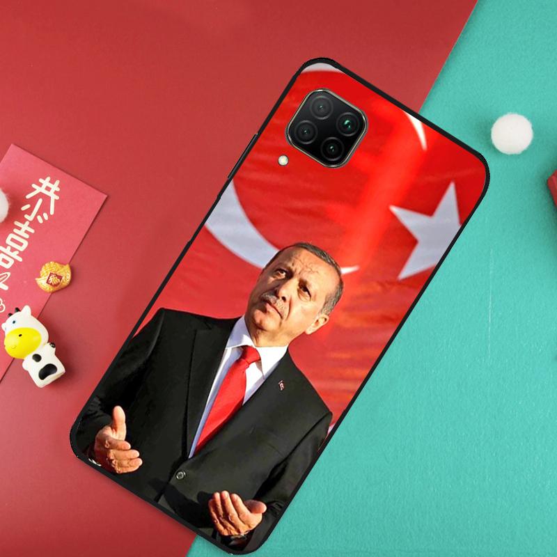 President Turkiet Recep Tayyip Erdogan För Huawei Nova 11 Pro 9 10 SE 7i 8i 11i 12i Y73 Y72 Y61 Y91 Y90 Y70 Y60 P30 P40 Lite Fodral
