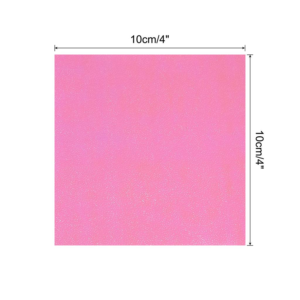 50 Sheet Glitter Origami Paper 4x4/6x6 Inch Shiny Sparkly Square Folding Paper 10x10cm Iridescent Paper for DIY Art, Craft Decor