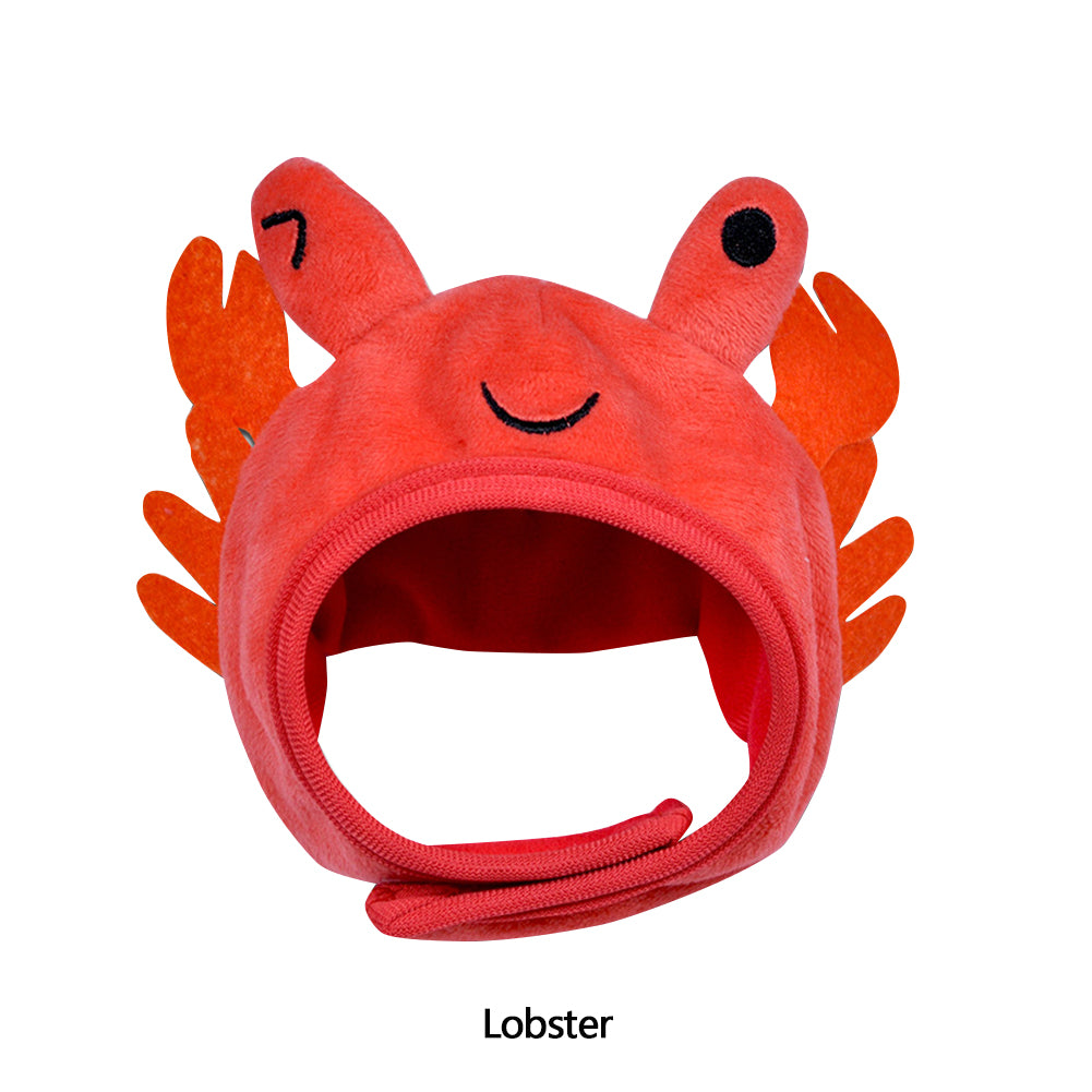 Cute Crab Frog Pet Hat, Puppy Dress Up Costume, Christmas Cosplay, Warm Headwear, Dogs Hats, Lovely Style