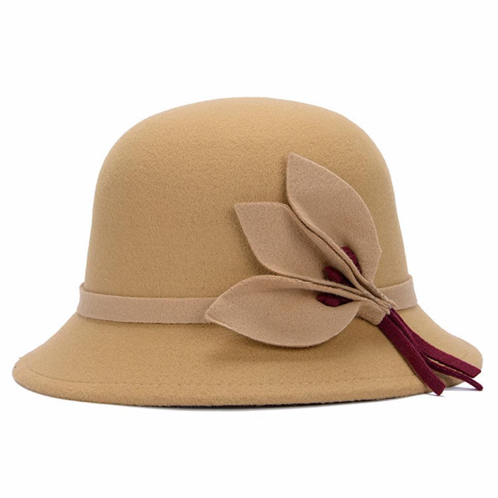 Ladies' Comfortable And Casual Fashionable Warm Basin Hat Solid Color Hat