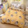 Cartoon Boys Shin-chan Single Bed Quilt Cove with Pillowcase, Bedding Set 2pcs for Kids Boys,Soft Microfiber Duvet Cover Set