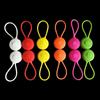 1Pcs Silicone Led Night Outdoor Backpack Lights Running Warning Light Camping Riding Wind Rope Light Travel Equipment Tool