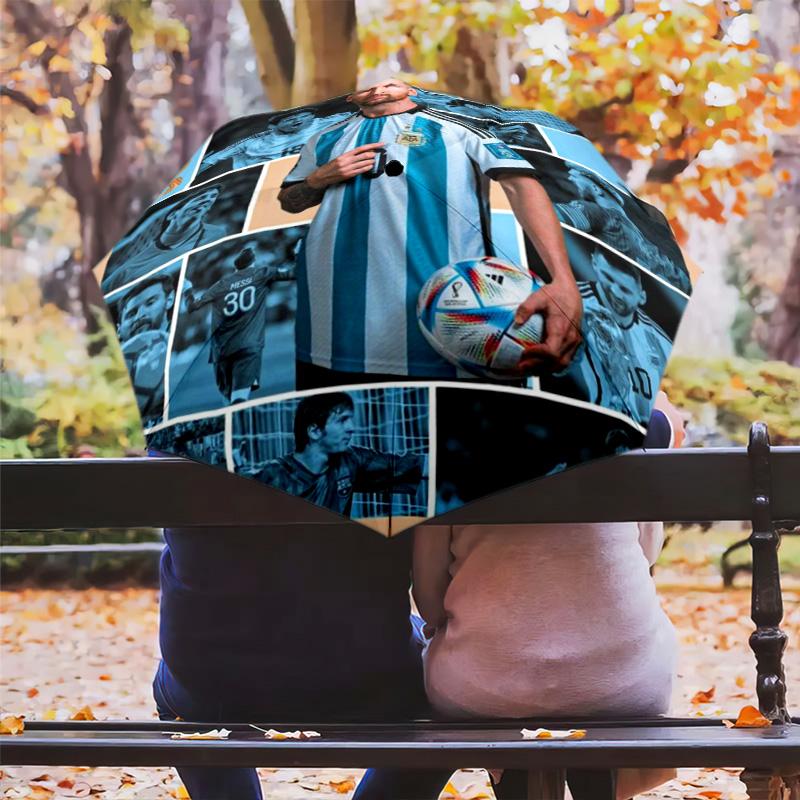 Argentina's Soccer Legend Folding umbrella travel Suitable for all seasons Umbrella Umbrella Three folds
