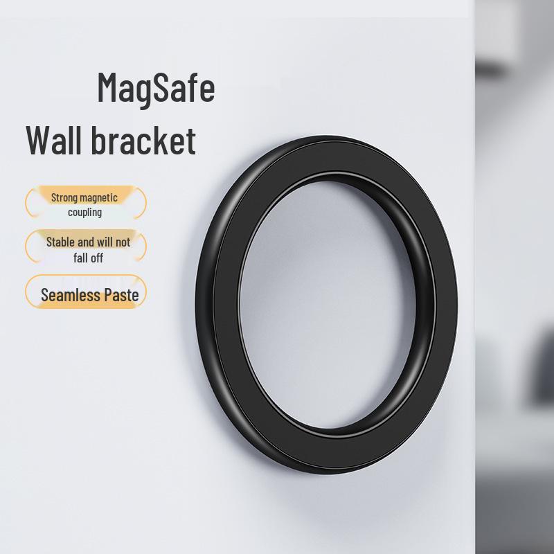 Magnetic Car Phone Holder with Wall Mount & Magsafe Ring