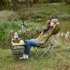 Outdoor Folding Moon Chair Portable Chair Camping Chair Picnic Gear Fishing Small Horse Stool Student Sketching