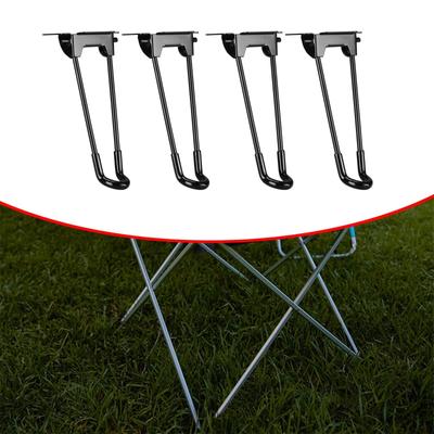 4 Pieces Folded Hairpin Table Legs Accessories Desk Hair Clips for Living Room