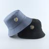 Sommer-Gänseblümchen Eimerhut Damen Mode Baumwolle Strand Sonnenhüte Wende Bob chapeau Femme Blumenhut Fischerhut