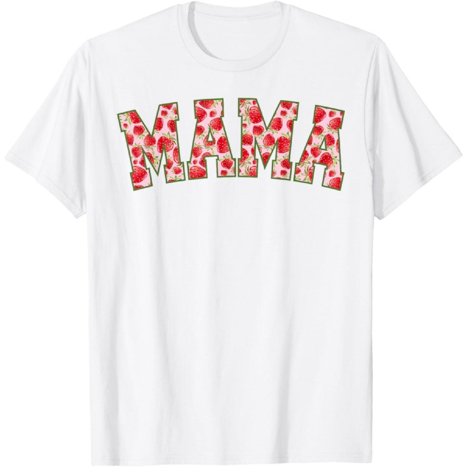 Mama Of The Berry First Birthday Strawberry Family Matching T-Shirt S