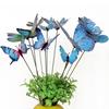 12X Lifelike 3D Butterfly Stakes for Flower Pot Indoor Outdoor Yard Garden Decor