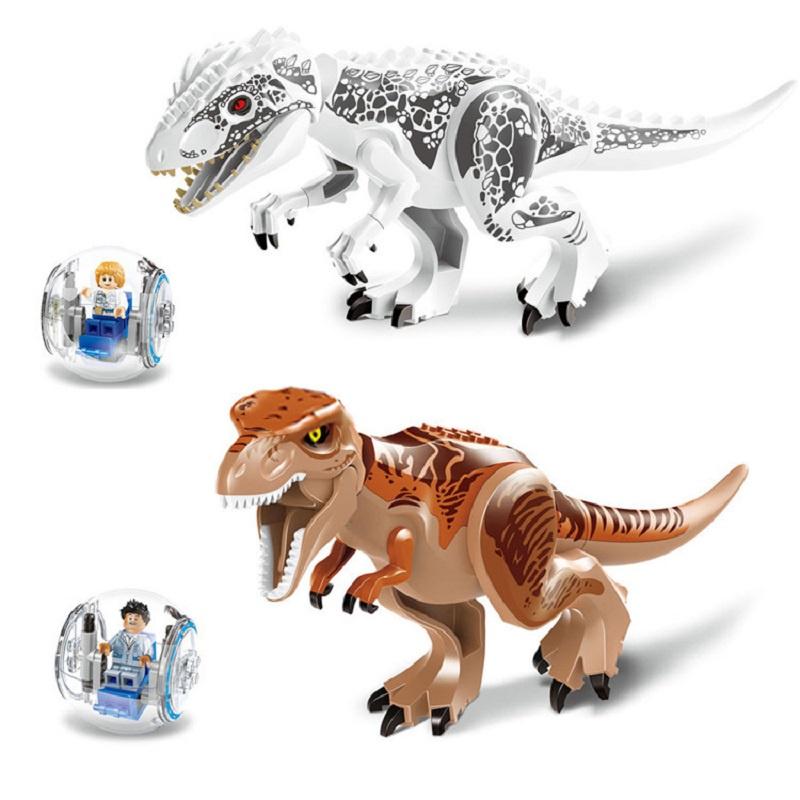 Vielseitiges Heißes Großes Indominus Rex Jurassic World Dinosaurier Figuren Bausteine Set Für Kreative Abenteuer