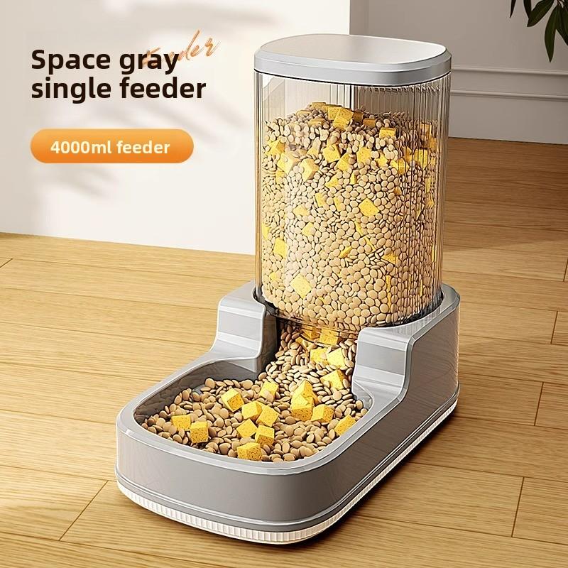 Indoor Simple Large-capacity Dog Bowl, Anti-tipping Pet Automatic Refilling Water Dispenser, Large-sized Dog Feeding Basin