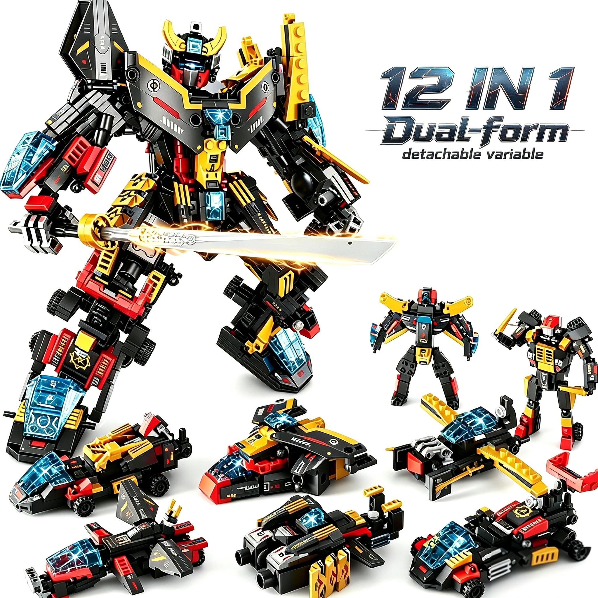 Mech Building Blocks Transformable Robot Building