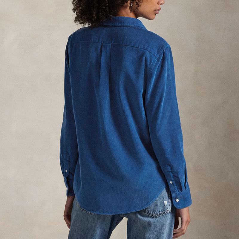 Polo Ralph Lauren Classic Fit Cotton Long Sleeve Button Down Shirt Women Shirts 211A89499-002