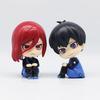 Isagi Yoichi Doll Blue Lock Action Figures Q Version Chigiri Hyoma Bachira Meguru Nagi Seishiro Figure PVC Ornament Toys