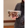 Fun Ins Cartoon Dog Bear Rotating Bracket for Apple 17promax Mobile Phone Case Iphone16pro