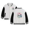 Boys' 2026 Autumn/Winter Fleece Baseball Jacket - Versatile Trendy Top for Big Kids