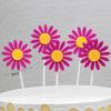 Sunflowers, Cake Baking Decoration Cards, Plugins, Sunflower Flags, Dessert Table Decorations, Card Inserts, Set of 5