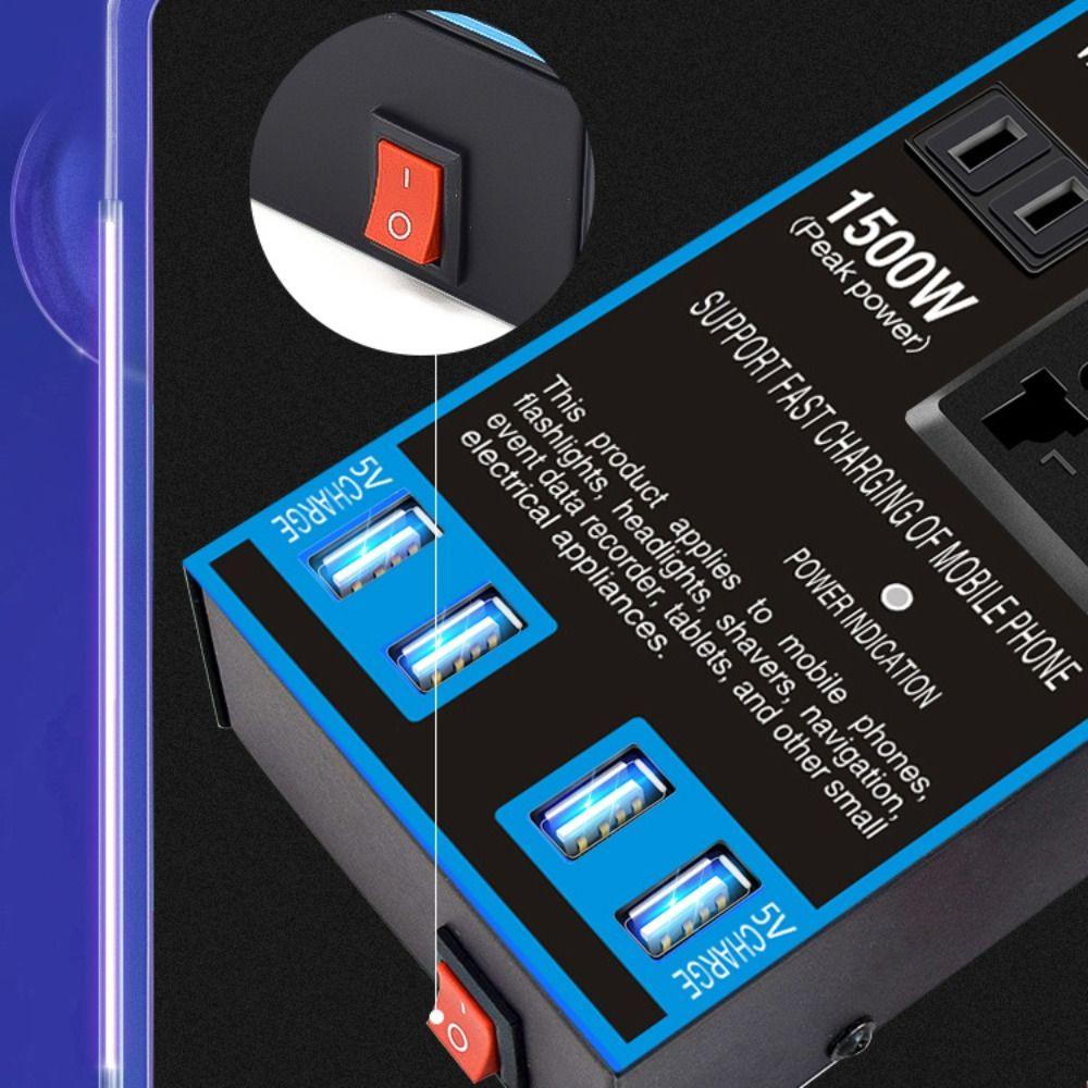 Universal Car Inverter DC 12V/24V To AC 220V Automobile Charger Inverter Car Converter Socket