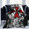 Resident Biohazard Umbrella Corps Eviled Blanket Flannel Funny Warm Throw Blankets for Chair Covering Sofa Spring Autumn