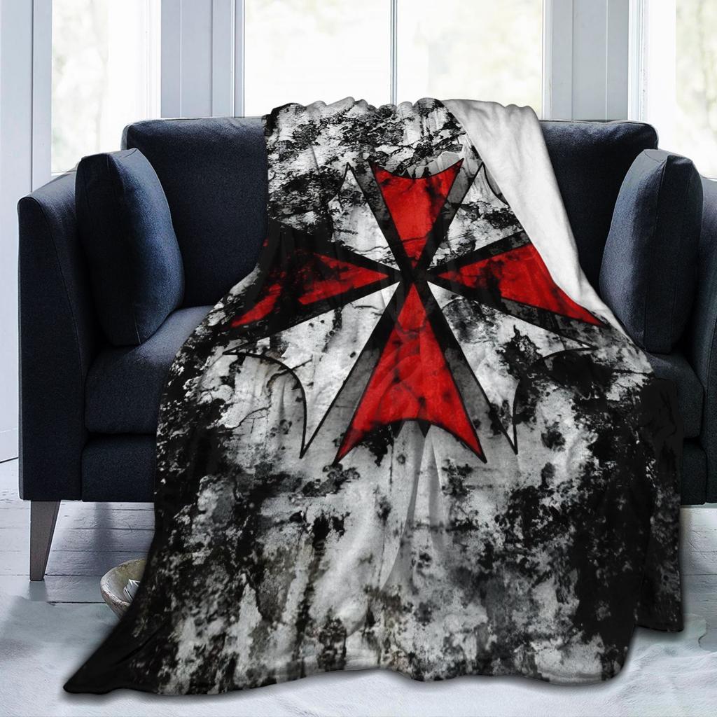 Resident Biohazard Umbrella Corps Eviled Blanket Flannel Funny Warm Throw Blankets for Chair Covering Sofa Spring Autumn
