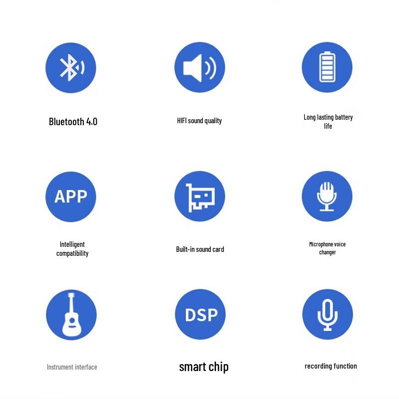 Bedde BD-0587 Portable Outdoor KTV Speaker with Dual Microphones CN plug (adapter included)