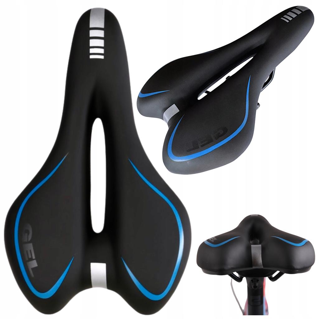 Gel Bicycle Saddle, Sports Saddle, Comfortable, Soft, Wide, Airflow