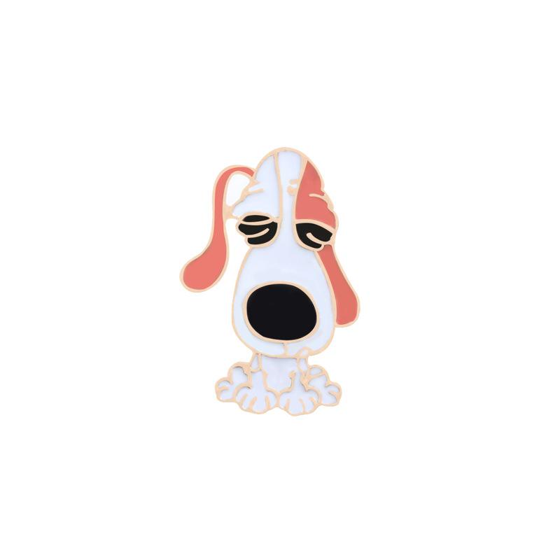 Cartoon Animal Brooch: Cute Dog Pin Badge for Shirts, Sweaters, Jeans - 10 Styles