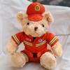 Fire Bear Firefighter Plush Doll Traffic Police Bear Police Bear Fire Rescue Day Promotional Event Gifts