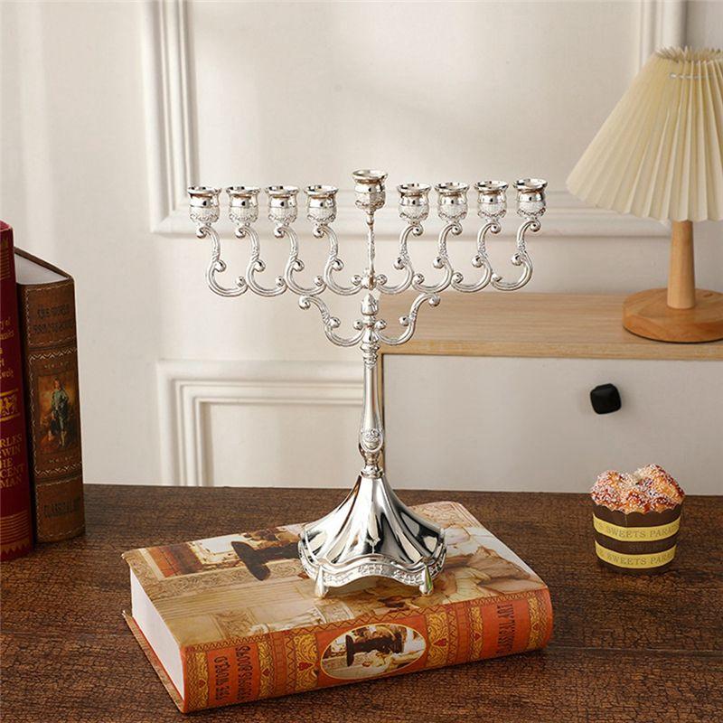 M-Modern-High-End Candle Holder Elegant Table Centerpiece For Exquisite Candlelight Dinner Silver argento