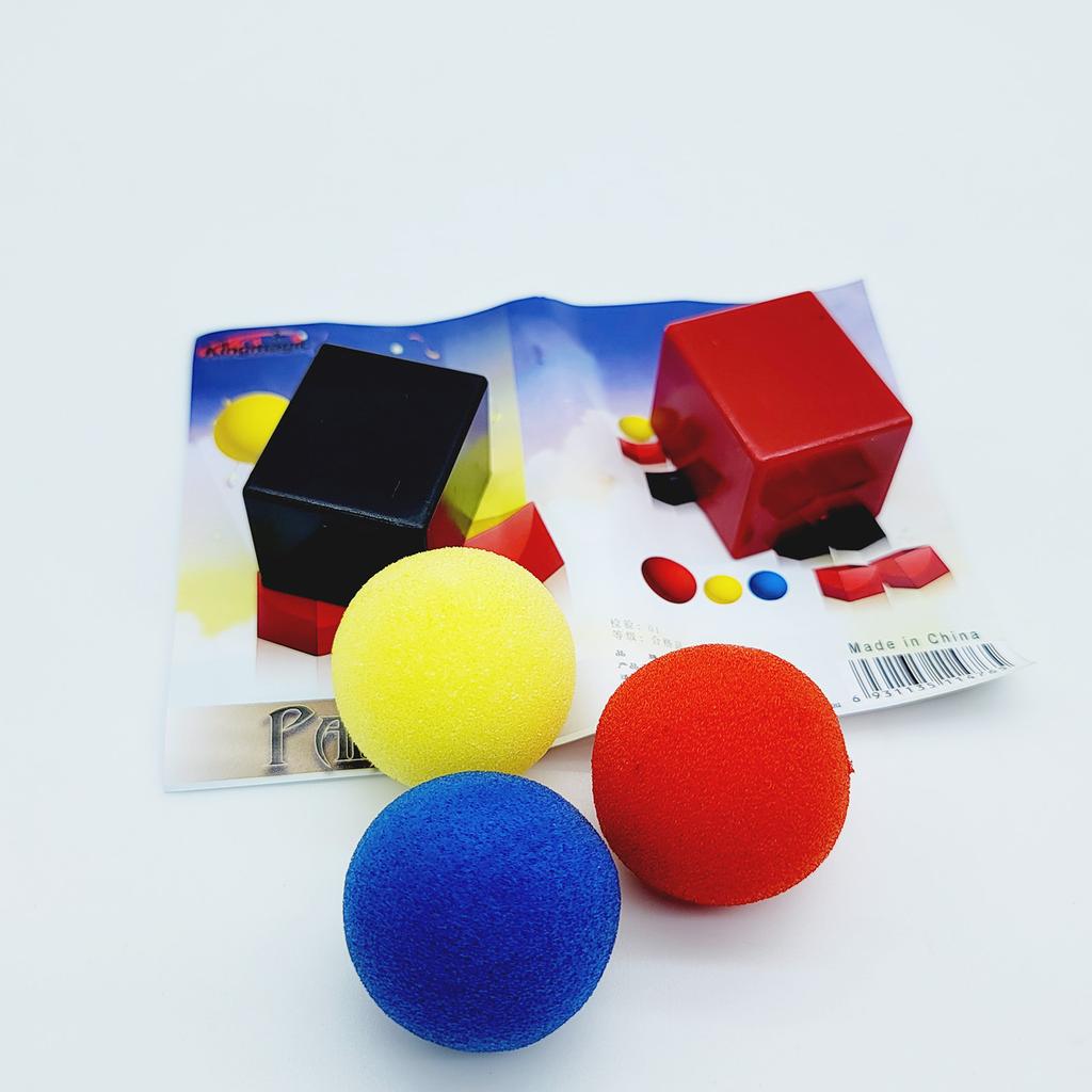 1 Set  New Magic In And Outer Ball Box Tricks Close Up Magic Prop Easy To Do Magician Gimmick Magic Props Children's Toys