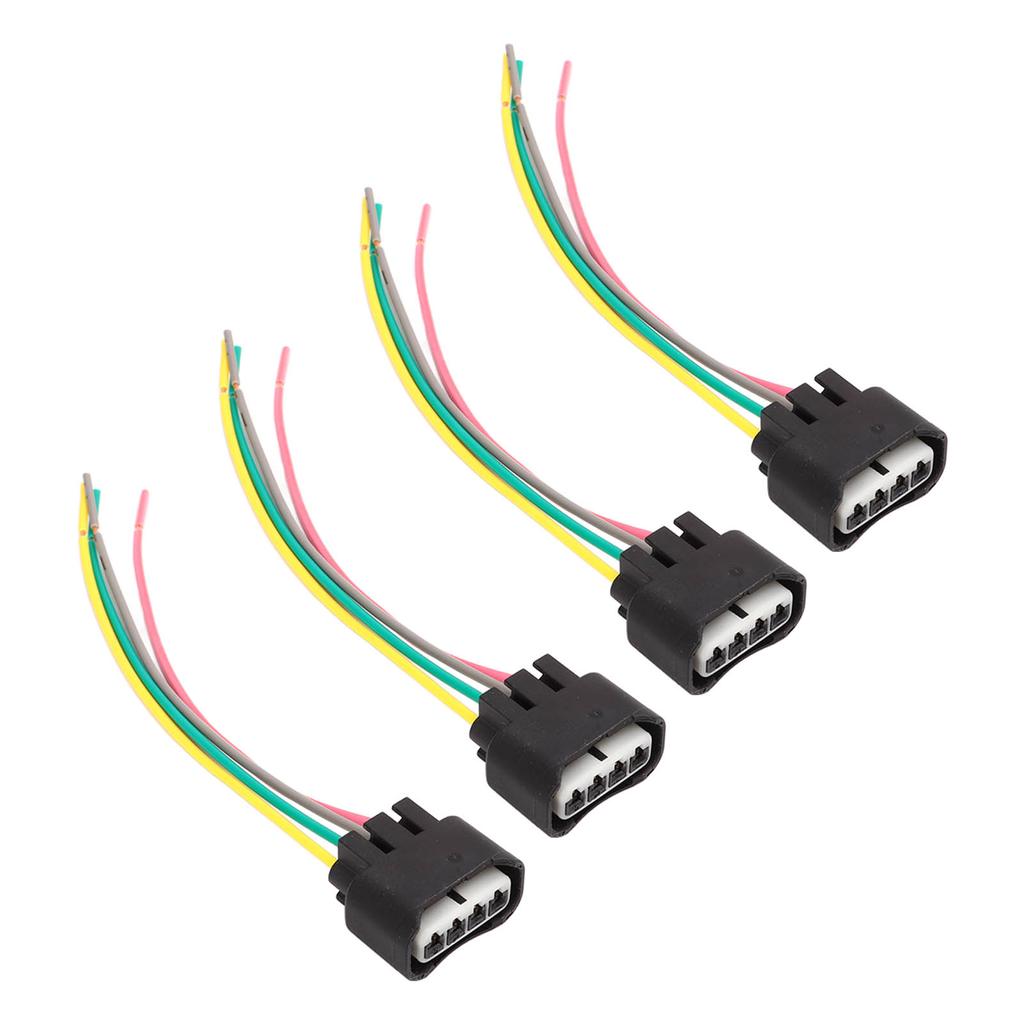 4 Stück Zündspulen Pigtail Stecker Kabelbaum Kit 4 Pins Ersatz für Camry Corolla Highlander