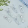 12Pcs Transparent Clothes Pins Heavy-Duty Multi-Purpose Clips Durable Clothes Pegs Home Use