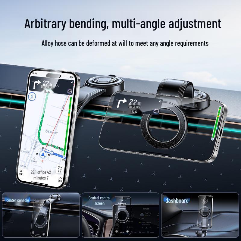 New Magnetic Foldable Car Phone Holder for Navigation - Super Strong