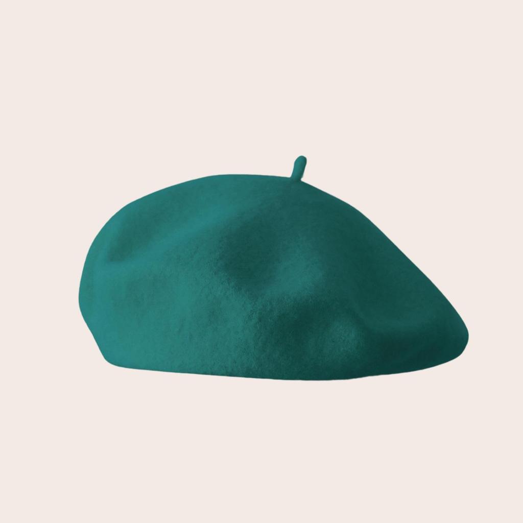 Autumn & Winter Wool Beret: Thick, Fashionable, Versatile & Warm