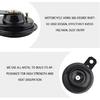 Motorcycle Horn Speaker,12V 105db Super Loud Car Mini Air Horn for Warning Attention,Essential Waterproof Electric Horn Motorcycle Accessories for