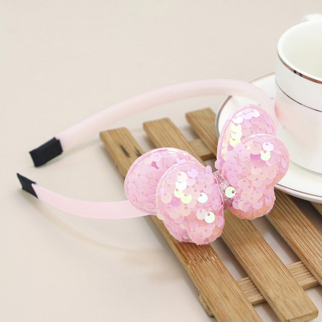 1PC Cute Butterfly Headbands for Girls Double Butterfly Hair Bows Hairbands with Teeth Kids Children Hair Accessories