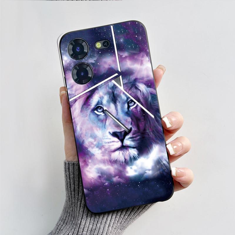 For Tecno Pova 5 Pro Case Cover Shockproof Black Wukong Phone Cases For Tecno Pova 5 Silicone Back Cover Pova5 Pro Bumper Fundas