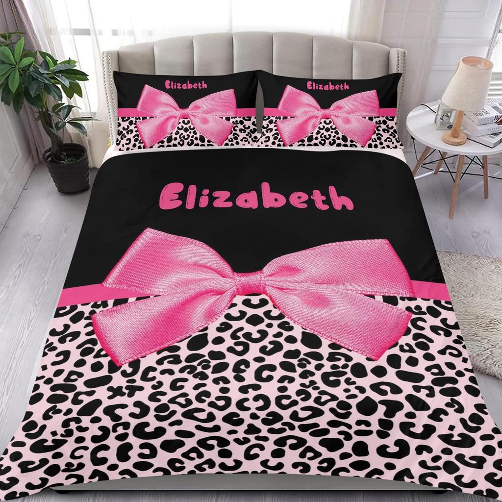 Comforter Leopard Pattern Animal Print Cheetah King Bedding Set For Kids Man And Woman Luxury Comforter Bedroom Decor