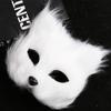 Sexy Imitation Toys Furry Fox Shape Face Mask Animal Cat Hair Halloween Cosplay Carnival Party Mask Masquerade Props Head Cover