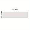 1 Set (100 Pcs) of Blank Kraft Three-dimensional Earrings Display Cards, 6.424CM - Great for Earrings Card Design and Decorative Packaging