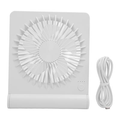 Portable Desk Fan USB Rechargeable Quiet Small Battery Operated Powered 3 Speeds Adjustable for