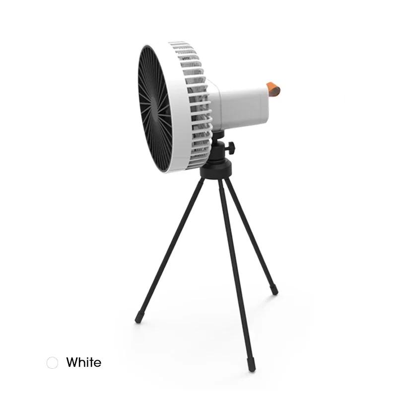 

10000 мАч Многофункциональный домашний уличный потолочный вентилятор для кемпинга Портативная настольная подставка-штатив Вентиляторы воздушного охлаждения со светодиодным освещением Power Bank