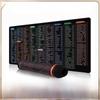 Large Dirt-Resistant Desk Mat with Customizable Shortcut Keys for Office Use